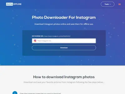 App web para converter vídeo Instagram para mp4